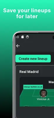 Lineup builder android App screenshot 1