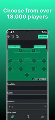 Lineup builder android App screenshot 6